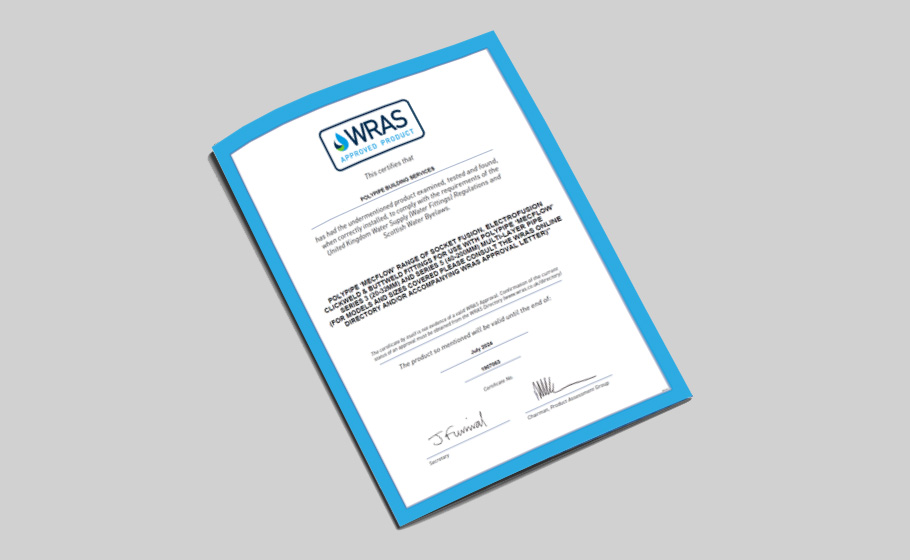 Mecflow WRAS Certificate
