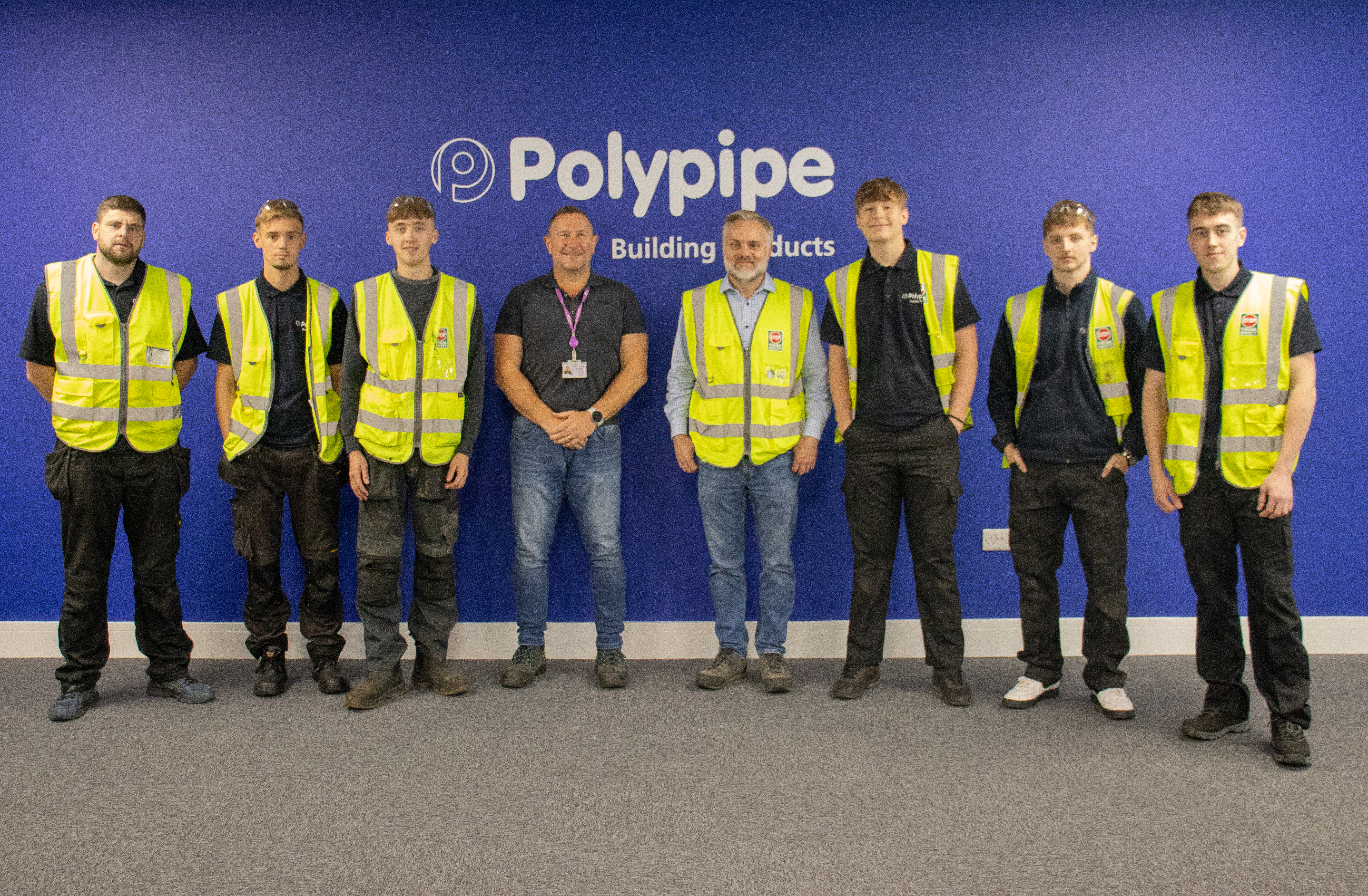 A New Cohort of Electrical Engineering Apprentices at Polypipe Building Products
