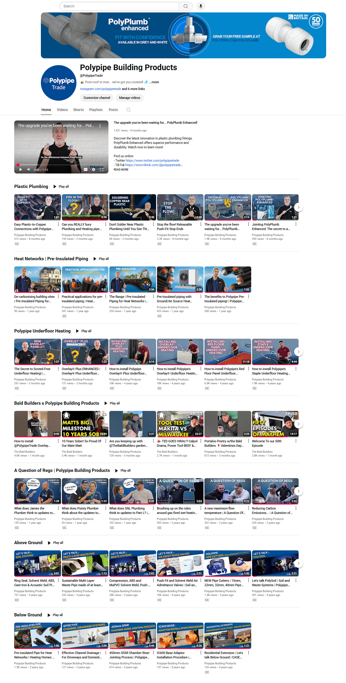 Celebrating 5 Years of the Polypipe Trade YouTube Channel!