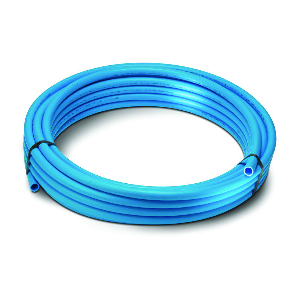 5006BU MDPE Pipe 50mm SDR11 12 Bar x 6m Length Blue Polypipe