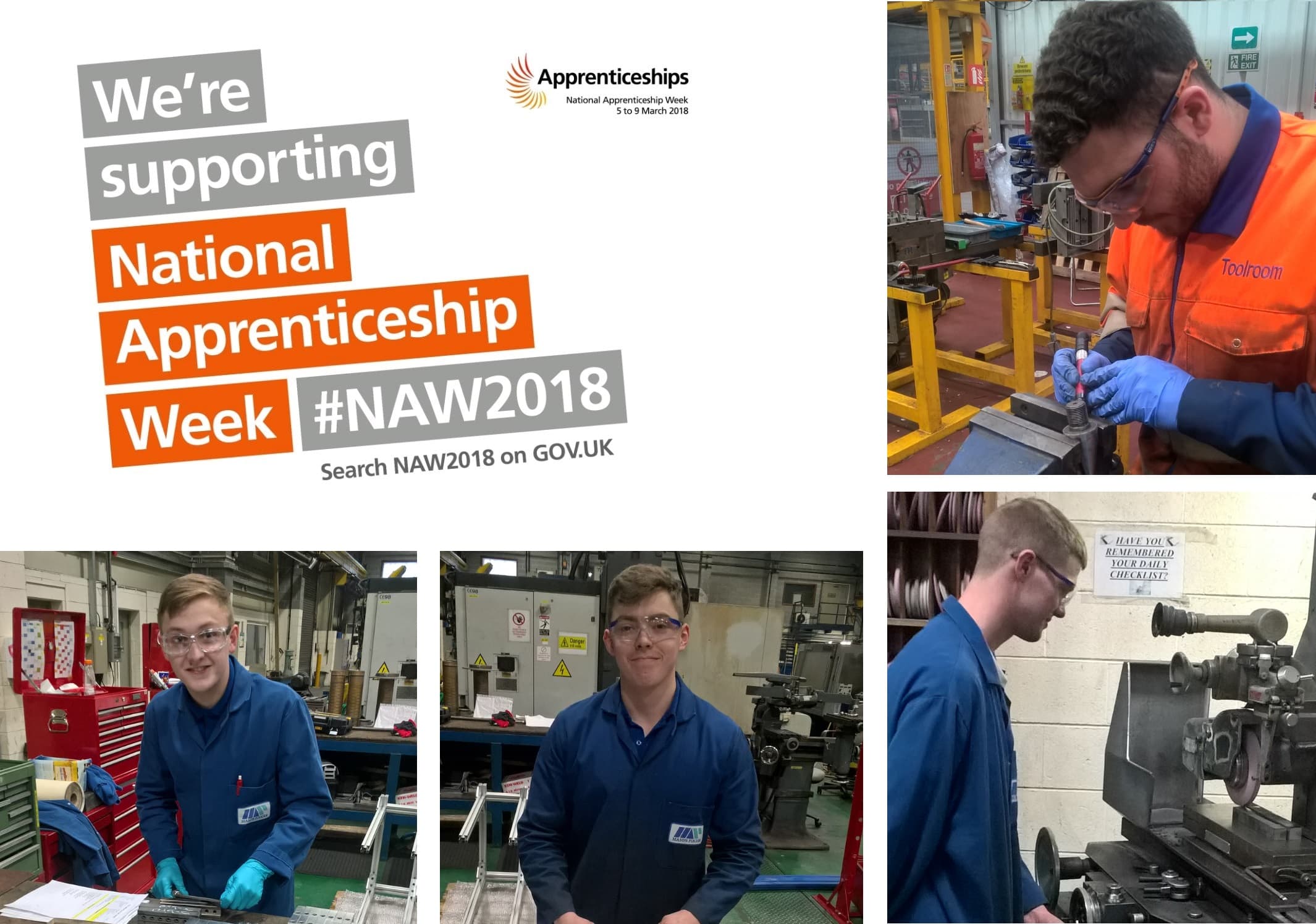 We are supporting National Apprenticeship Week #NAW18