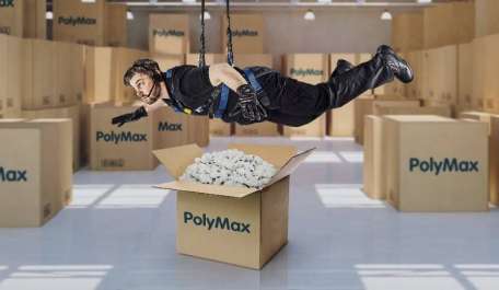 Max the plumber is hanging from the ceiling, Mission Impossible style, trying to get his hands on the Sample Packs of PolyMax Push Fit Fittings