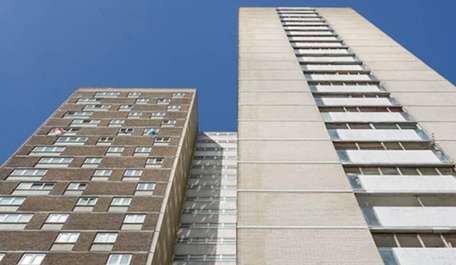 Millbrook tower stands tall following replacement of rainwater drainage stacks