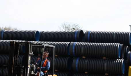 Ridgidrain Pipe System - surface water drainage 