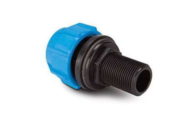 Polyfast 25mm x 3/4" BSP Tank Connector Polyfast 25mm x 3/4