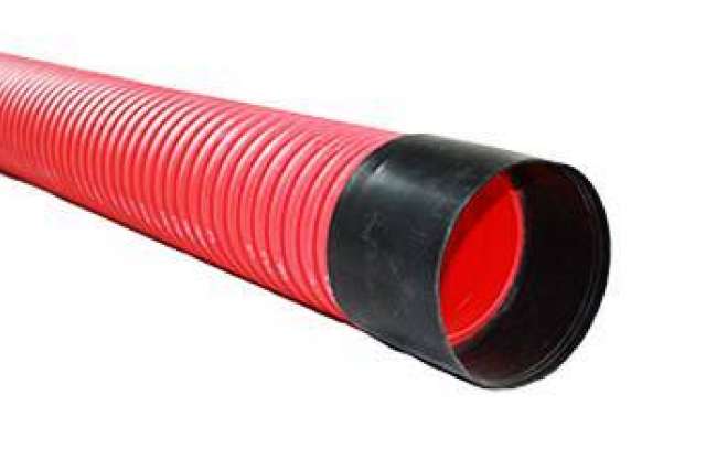 100mm x 3m Red Ridgiduct Power HV ENATS 12-24 