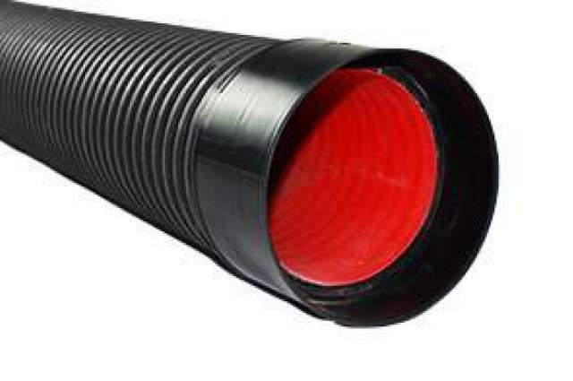 125mm x 3m Black Ridgiduct Power HV ENATS 12-24 Class 1 Specification