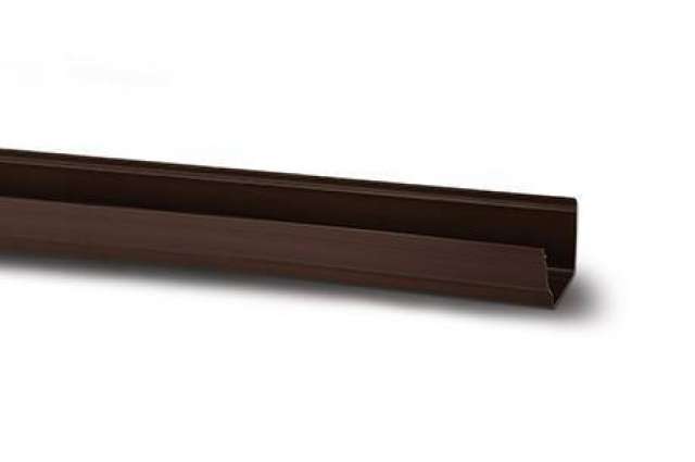 Polypipe Sovereign 117mm 2m Gutter Brown Polypipe Sovereign 117mm 2m Gutter Brown