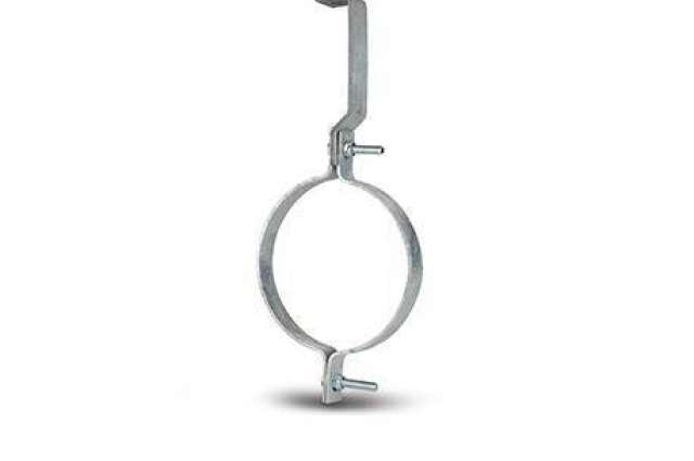 Sewer pipe hangers top