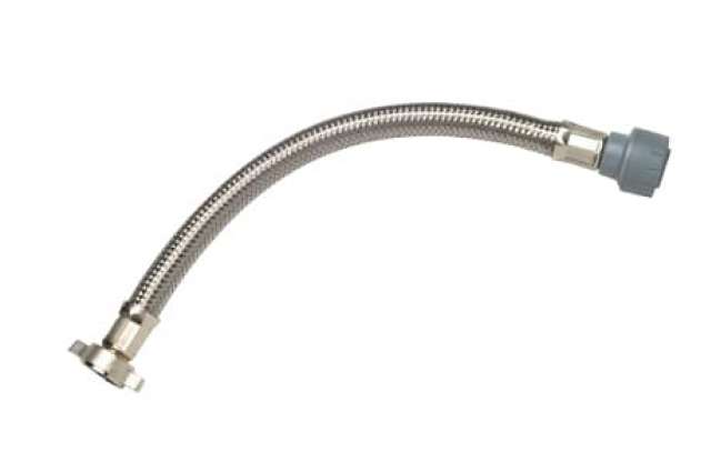 PolyPlumb 15mm x 1/2inch Flexible Hose Tap Connector