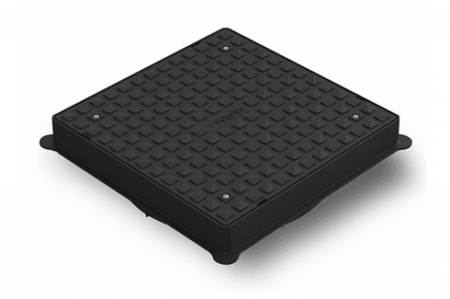 Underground Drainage 460mm Square PP Cover & 65mm Deep Frame