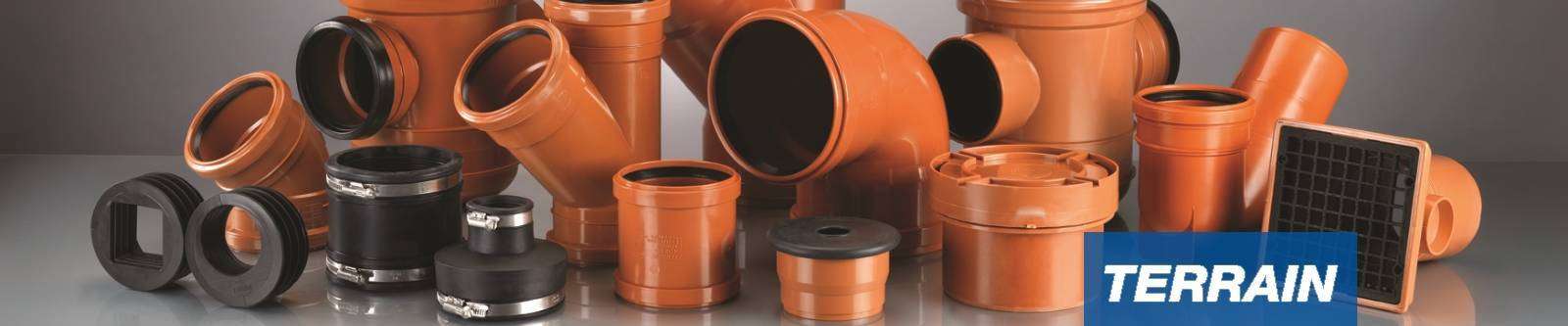 Terrain Underground drainage systems for commercial and public buildings
