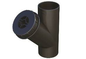 Polypipe Terrain HDPE soil and waste pipe drainage system access pipe for commercial buildings